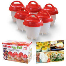 Купить Силиконовые формы для варки яиц пашот Silicone Egg Boil набор недорого