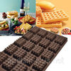 Купить Силиконовая форма для выпечки Waffel Round Мини вафли на 20 ячеек - фото 3