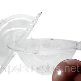 Купить Поликарбонатная форма для шоколада Сфера 3D 14 см недорого